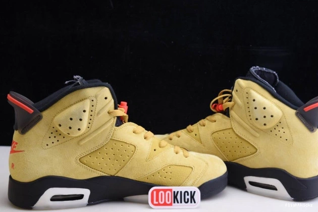 TRAVIS SCOTT AIR JORDAN CN1084-300 X YELLOW 6 0904